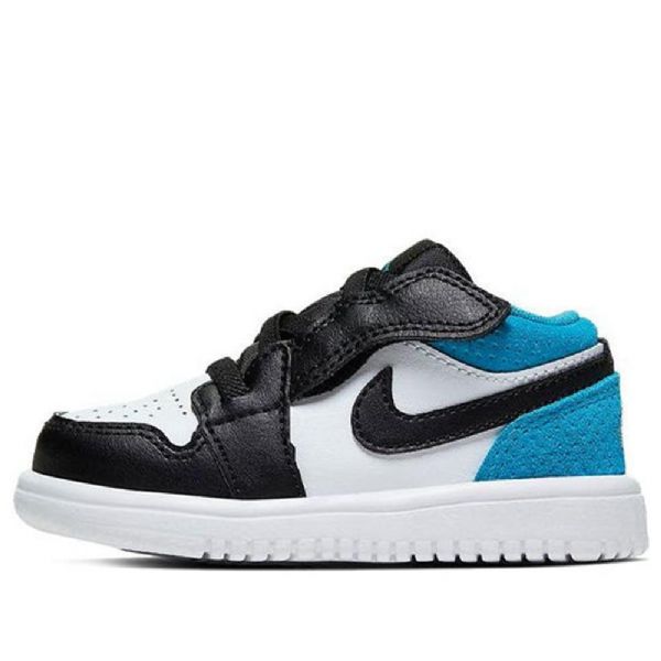 Nike Air Jordan 1 Lave Overdele Alt Td Retro Basketball Sko Til Børn Blå