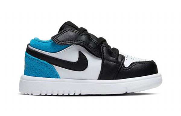 Nike Air Jordan 1 Lave Overdele Alt Td Retro Basketball Sko Til Børn Blå