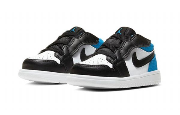 Nike Air Jordan 1 Lave Overdele Alt Td Retro Basketball Sko Til Børn Blå