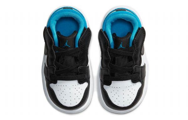 Nike Air Jordan 1 Lave Overdele Alt Td Retro Basketball Sko Til Børn Blå