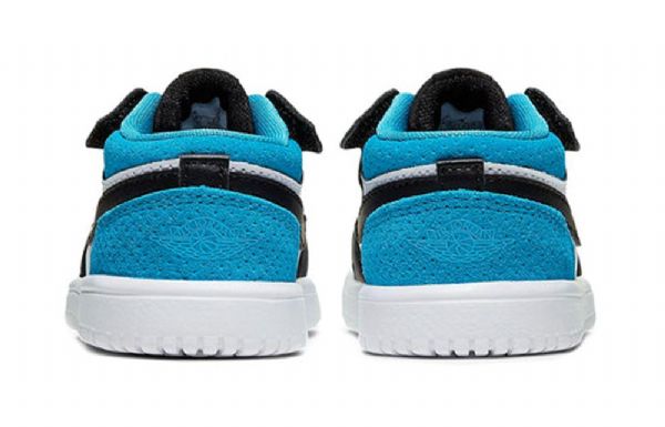 Nike Air Jordan 1 Lave Overdele Alt Td Retro Basketball Sko Til Børn Blå