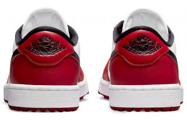 Nike Air Jordan 1 Lave Overdele Golf Chicago Atletiksko Til Mænd Hvid Rød