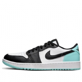 Nike Air Jordan 1 Lave Overdele Golf Copa Atletiksko Til Mænd Sort Blå