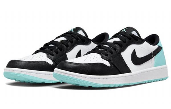 Nike Air Jordan 1 Lave Overdele Golf Copa Atletiksko Til Mænd Sort Blå