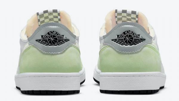 Nike Air Jordan 1 Lave Overdele Og Ghost Sko Til Mænd Grøn