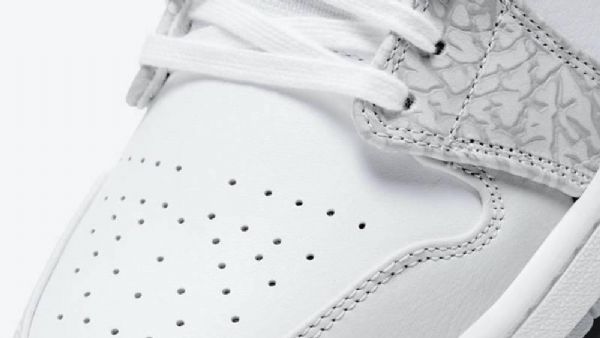 Nike Air Jordan 1 Low Toppe Elephant Print Berlin Sko Til Damer Grå