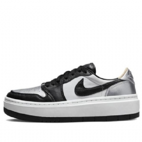 Nike Air Jordan 1 Low Toppe Elevate Se Retro Basketball Sko Til Damer Sølv