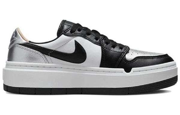 Nike Air Jordan 1 Low Toppe Elevate Se Retro Basketball Sko Til Damer Sølv