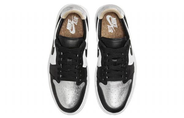 Nike Air Jordan 1 Low Toppe Elevate Se Retro Basketball Sko Til Damer Sølv