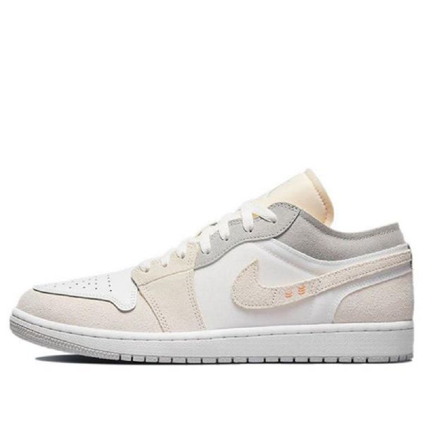Nike Air Jordan 1 Low Toppe Inside Out Retro Basketball Sko Til Mænd Hvid