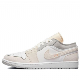 Nike Air Jordan 1 Low Toppe Inside Out Retro Basketball Sko Til Mænd Hvid