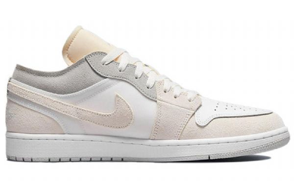 Nike Air Jordan 1 Low Toppe Inside Out Retro Basketball Sko Til Mænd Hvid