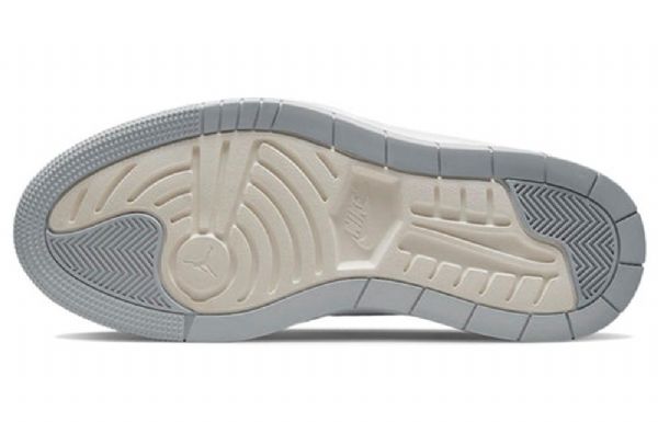 Nike Air Jordan 1 Low Toppe Lv8d Elevated Retro Basketball Sko Til Damer Grå Hvid