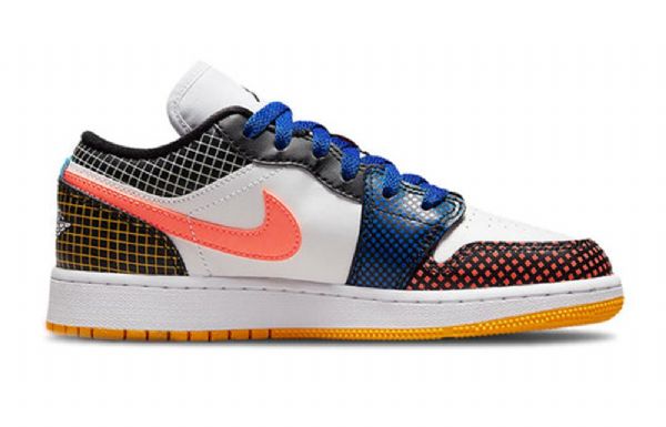 Nike Air Jordan 1 Low Toppe mmd Bg Retro Basketball Sko Til Mænd Flerfarvet