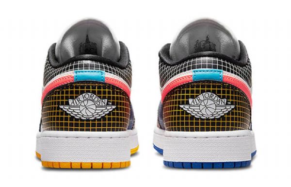 Nike Air Jordan 1 Low Toppe mmd Bg Retro Basketball Sko Til Mænd Flerfarvet