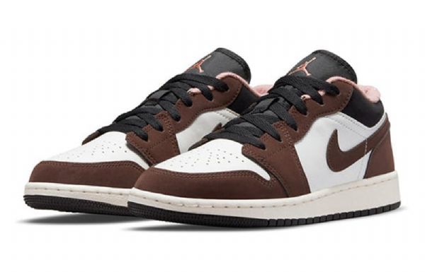Nike Air Jordan 1 Low Toppe Se Gs Retro Basketball Sko Til Mænd Lysebrun