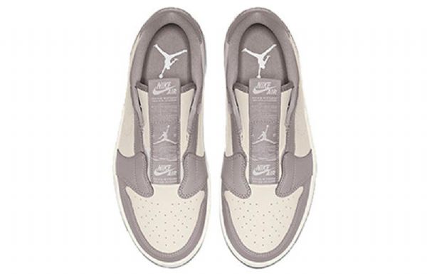 Nike Air Jordan 1 Low Toppe Slip Retro Basketball Sko Til Damer Grå