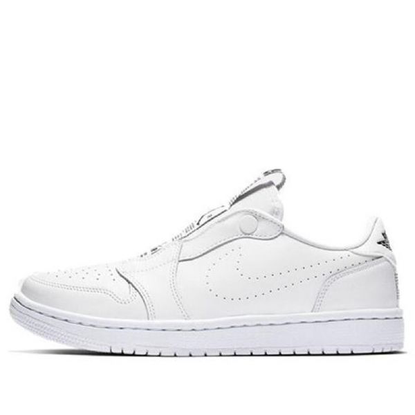 Nike Air Jordan 1 Low Toppe Slip Retro Basketball Sko Til Damer Hvid