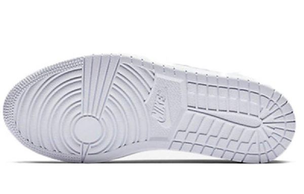 Nike Air Jordan 1 Low Toppe Slip Retro Basketball Sko Til Damer Hvid