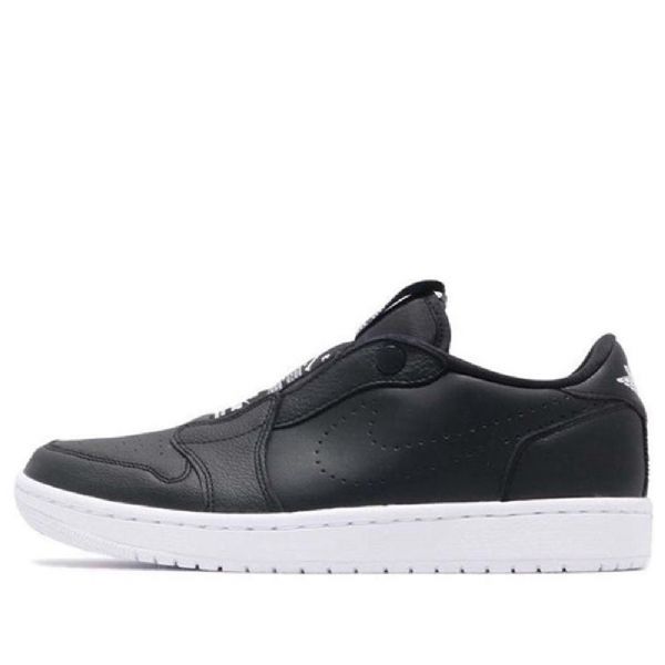 Nike Air Jordan 1 Low Toppe Slip Retro Basketball Sko Til Damer Sort