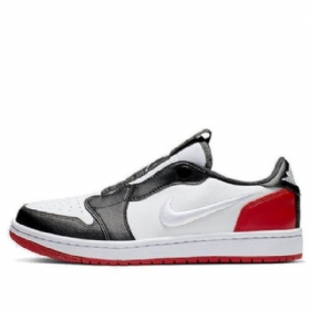 Nike Air Jordan 1 Low Toppe Slip Retro Basketball Sko Til Damer Sort
