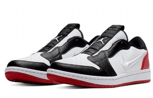 Nike Air Jordan 1 Low Toppe Slip Retro Basketball Sko Til Damer Sort