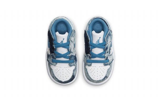Nike Air Jordan 1 Low Tops Alt Td Sko Til Børn Blå
