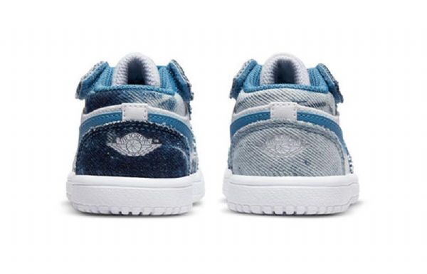 Nike Air Jordan 1 Low Tops Alt Td Sko Til Børn Blå