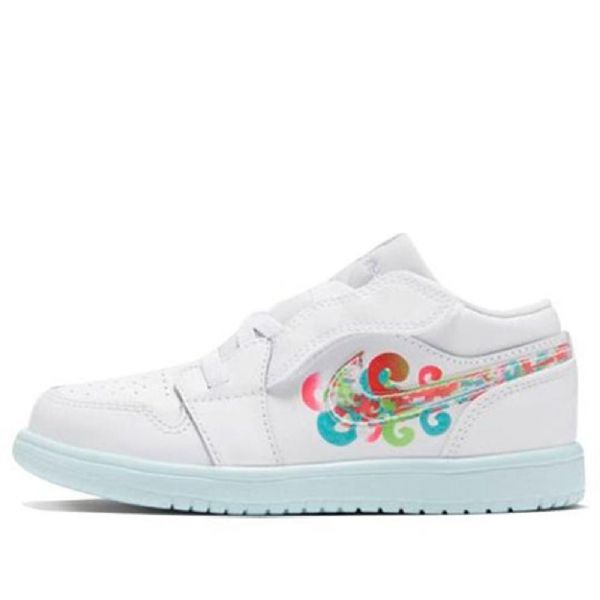 Nike Air Jordan 1 Low Tops Alt Td Sko Til Børn Hvid