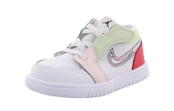 Nike Air Jordan 1 Low Tops Alt Td Sko Til Børn Hvid