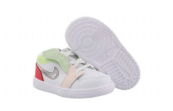 Nike Air Jordan 1 Low Tops Alt Td Sko Til Børn Hvid