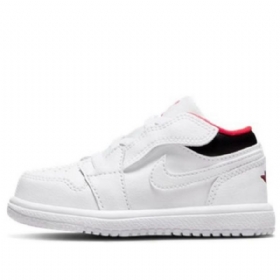 Nike Air Jordan 1 Low Tops Alt Td Sko Til Børn Hvid