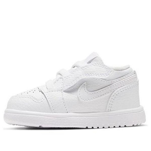 Nike Air Jordan 1 Low Tops Alt Td Sko Til Børn Hvid