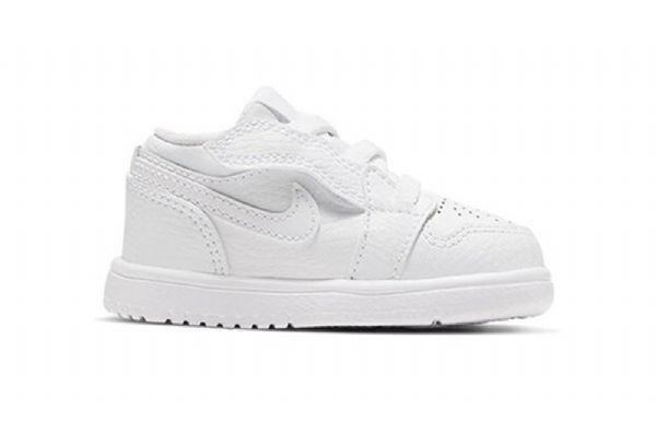 Nike Air Jordan 1 Low Tops Alt Td Sko Til Børn Hvid