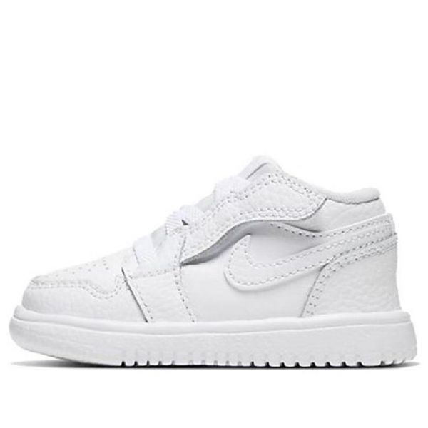 Nike Air Jordan 1 Low Tops Alt Td Sko Til Børn Hvid