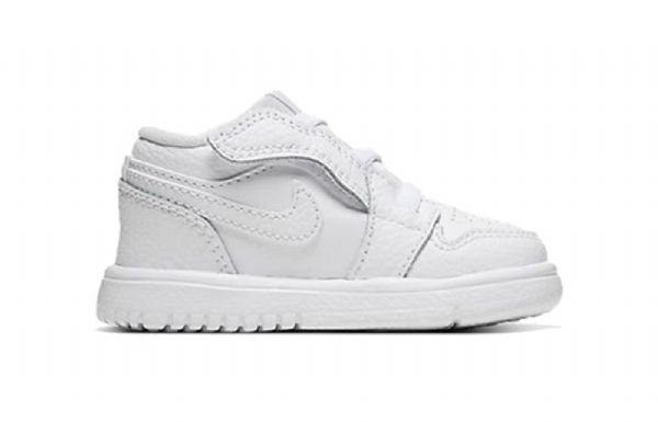 Nike Air Jordan 1 Low Tops Alt Td Sko Til Børn Hvid