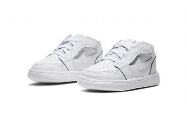 Nike Air Jordan 1 Low Tops Alt Td Sko Til Børn Hvid