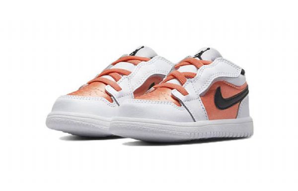 Nike Air Jordan 1 Low Tops Alt Td Sko Til Børn Light Coral