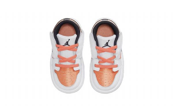 Nike Air Jordan 1 Low Tops Alt Td Sko Til Børn Light Coral