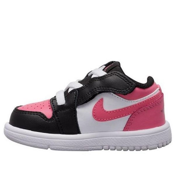 Nike Air Jordan 1 Low Tops Alt Td Sko Til Børn Lyserødsicle