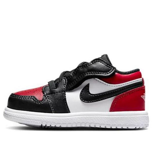 Nike Air Jordan 1 Low Tops Alt Td Sko Til Børn Rød Sort Hvid