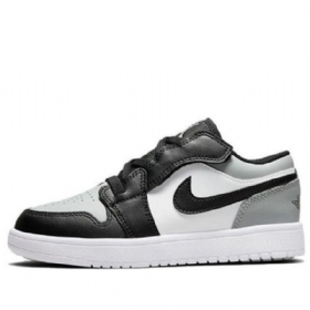 Nike Air Jordan 1 Low Tops Alt Low Tops-top Retro Basketballsko Til Mænd Sort Grå