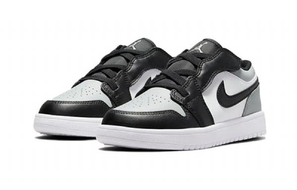 Nike Air Jordan 1 Low Tops Alt Low Tops-top Retro Basketballsko Til Mænd Sort Grå