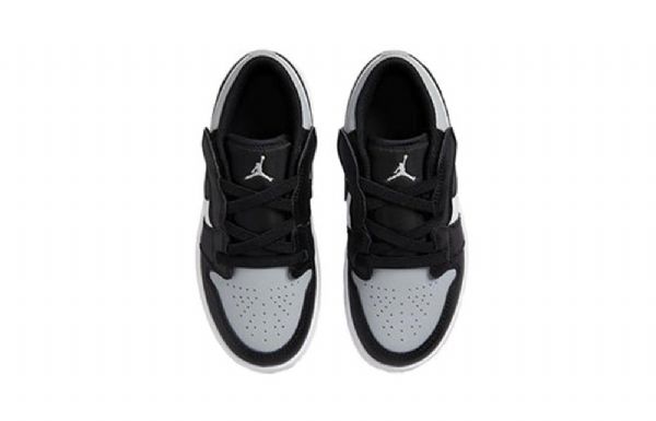 Nike Air Jordan 1 Low Tops Alt Low Tops-top Retro Basketballsko Til Mænd Sort Grå
