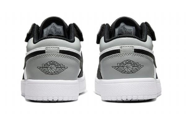 Nike Air Jordan 1 Low Tops Alt Low Tops-top Retro Basketballsko Til Mænd Sort Grå