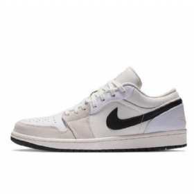Nike Air Jordan 1 Low Tops Astrograbber Sko Til Mænd Grå