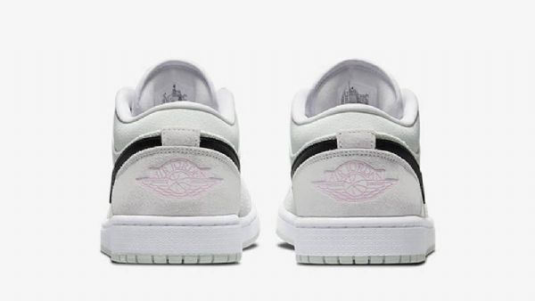 Nike Air Jordan 1 Low Tops Barely Sko Til Dame Grøn Lyserød
