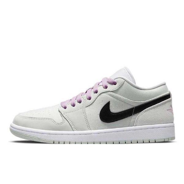 Nike Air Jordan 1 Low Tops Barely Sko Til Mænd Grøn Lyserød