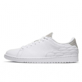 Nike Air Jordan 1 Low Tops Center Court Sko Til Mænd Hvid
