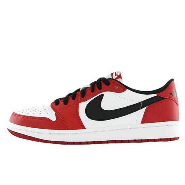 Nike Air Jordan 1 Low Tops Chicago Sko Til Mænd Rød Hvid Sort